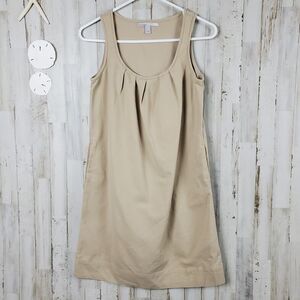 Old Navy Scoop Neck Sleeveless Dress Khaki Size Small